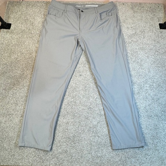 johnnie-O Other - Johnnie-O Prep-Formance Mens Gray 5-Pocket Golf Pants 38x34 (Hemmed to 30)